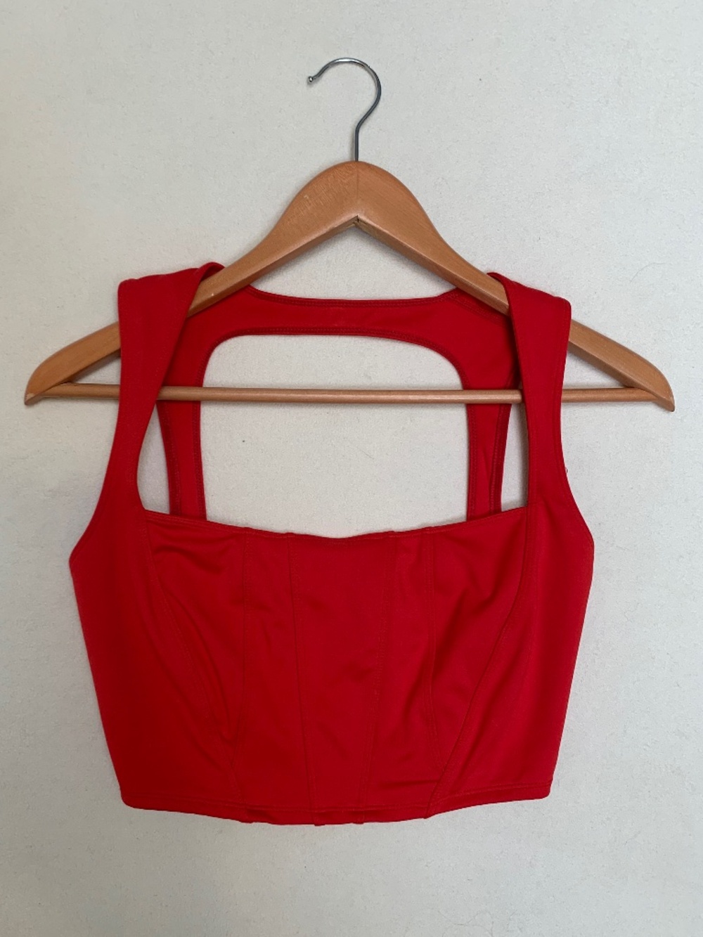 Free People Movement What a Feeling Bustier Red Top Sz S